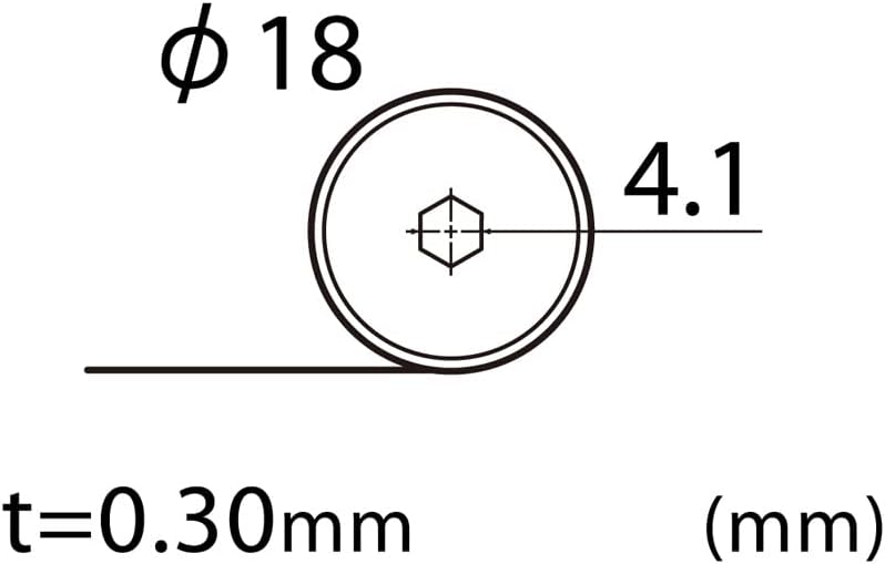 NT Cutter 18mm Rotary Blades for Fabric Circle Cutter C-2000P, 1-Blade/Pack, 1 Pack (BR1801)