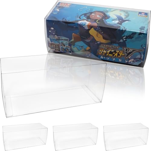 EYESRAIL Boxx Guardian ポケモンカード用 BOX ローダー UVカット 国内製造 コレクション 透明 保管ケース (ハイクラスパック シャイニースターV -ルリナセット-, 【3個】)