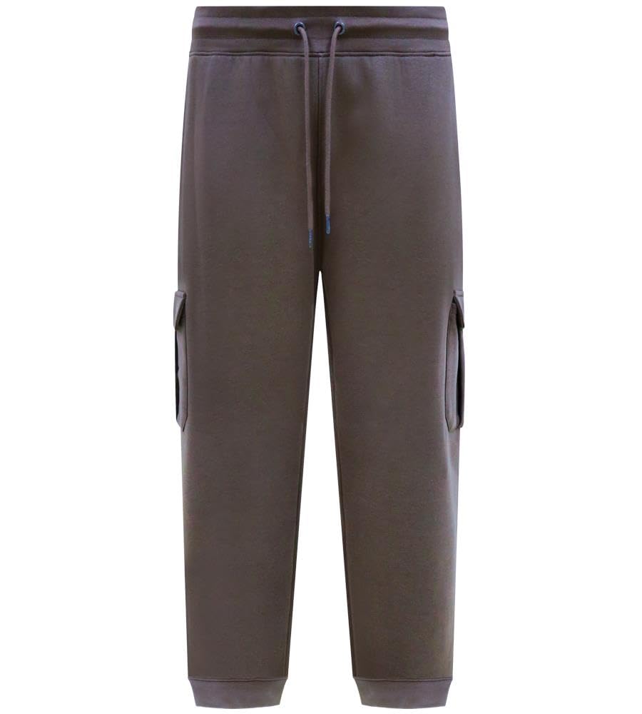 Duke Mens Edinburgh 2 Cuffed Cargo Pocket Joggers - Green - 8XL