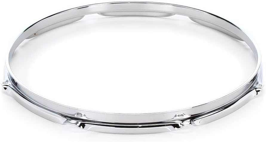 Gibraltar 16" 8 Lug Batter Hoop, 2.3mm Heavy Duty Chrome Drum Hoop for Floor Toms, Provides Consistent Shape & Balanced Tension for Clearer Sound & Performance (SC-1608TT)