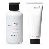 Minimalist Oily Skincare Duo | Face Wash, Moisturizer | 2% Salicylic Acid Face Wash, 10% Vitamin B5 Moisturizer