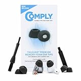 Comply TrueGrip | Premium Memory Foam Replacement Earbud Tips for Samsung Galaxy Buds4 Pro & Buds3 Pro | Long-Lasting Comfort, Secure Fit, Noise Isolation | Black (S/M/L) (3 Pairs)