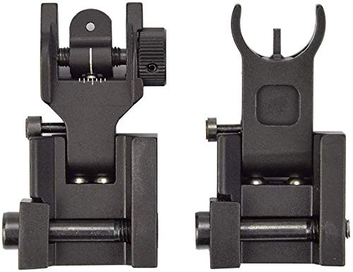 Flip Sight, Compatible con Picatinny y Weaver Rails, Vista Plegable