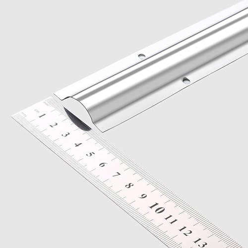Kabel-Management-Kit für den Außenbereich, Metall, halbrund, zum Verstecken und Schützen von Kabeln, Wandlampen, Steckdosen, Verlängerungskabelabdeckung, 4 cm breit, 1 x 3 m lang