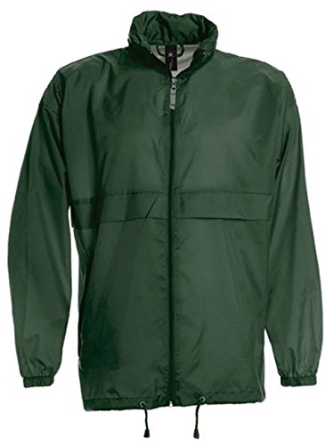 Image of B&C Sirocco Men's Lightweight Jacket - Bottle Green - 3XL