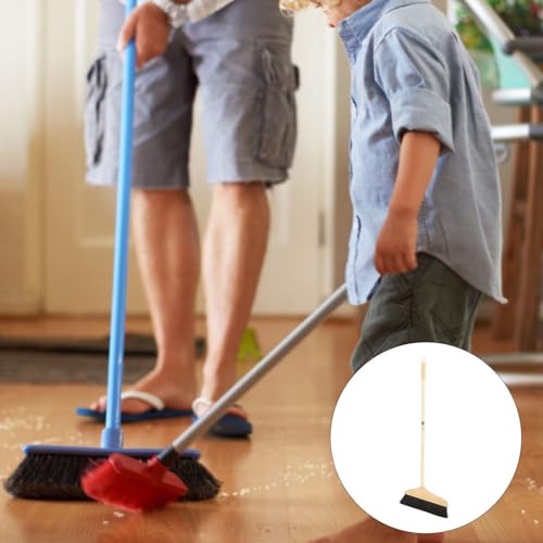 Mikikit Rosshaarbesen, Rosshaarbesen oder Holzböden, Innenbesen mit weichen Borsten, Besen für Hartholzböden, Holzbesen aus Rosshaar, für den Innenbereich (90 cm) – Bild 6