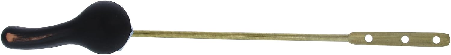 Oil Rubbed Bronze Toilet Tank Trip Lever with Brass Arm and Metal Spud and Nut