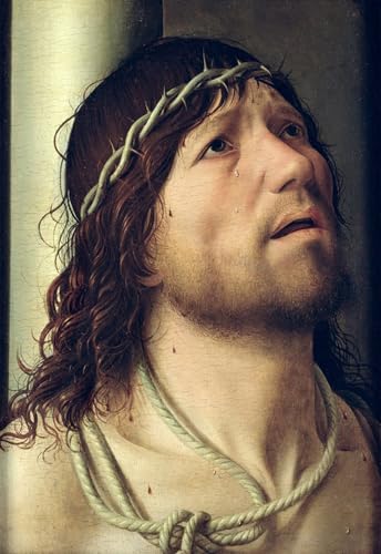 Tableaux Peinture sur Toile Christ à la Colonne Antonello Da Messina 60x90cm