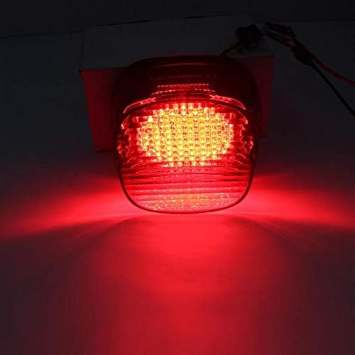 Miniatura 5 de Eagle Lights Kit de Luz de Freno Trasera LED Estroboscópica Intermitente Layback Compatible con Motocicletas Harley Davidson - Sin Ventana de Placa