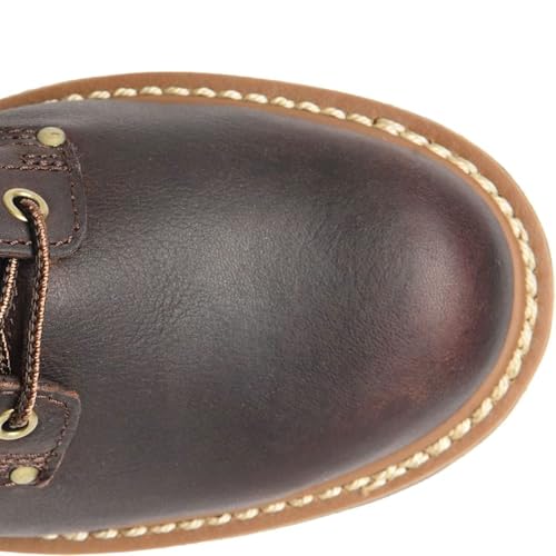 Carolina Elm 8” Steel Toe Logger Work Boots for Women - Rugged Leather Upper with Comfort Footbed, Oil & Slip-Resisting Rubber Lug Outsole, EH Rated3