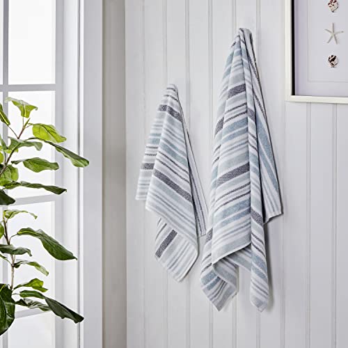 Serviette de bain à rayures de qualité supérieure SKL Home - 4