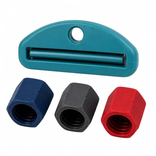 Alpha Initiatives - Travel-Size Toothpaste Refill Adapter and Squeezer 4 Count (Pack of 1)