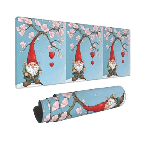 Tapis de souris de jeu de Noël pour le bureau et la maison grand format antidérapant