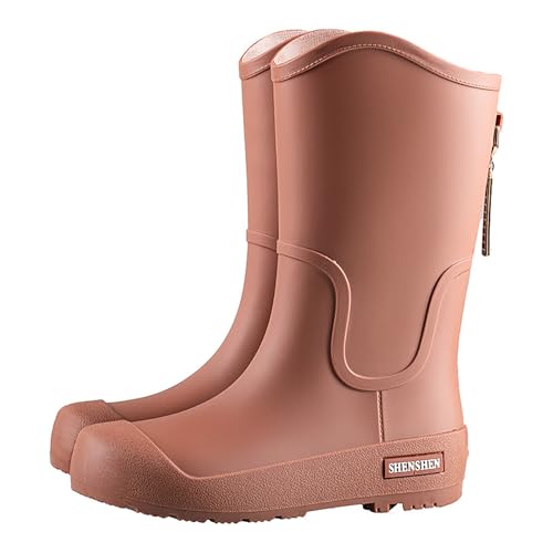 Botas de jardinería impermeables y antideslizantes para evitar resbalones bajo la lluvia.
