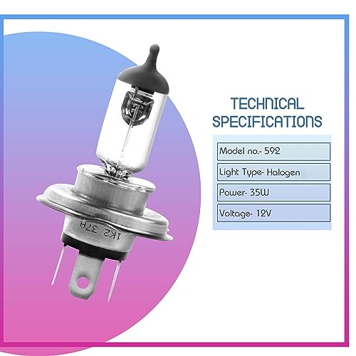 Image of Phoenix 592 HS1 Halogen HeadLight Bulb 12V 35 /35W Ultra Bright Px43t (1 Pc)