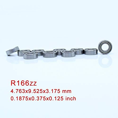Rodamiento R168ZZ de bolas en pulgadas con tolerancia ABEC-1 real 2