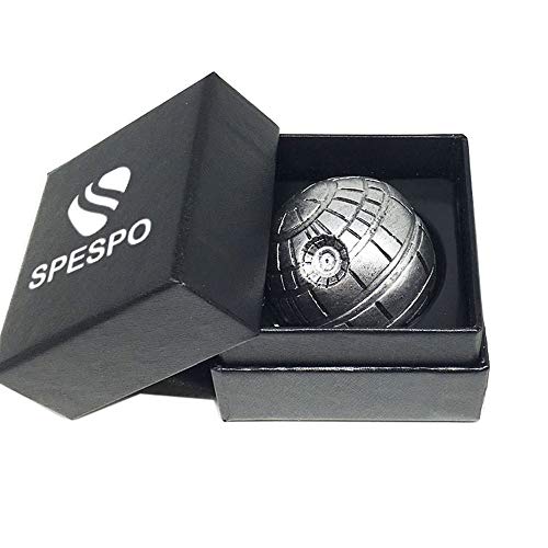 Spespo Star War Death Star Zinklegering Kruidenmolen 3 delen 55 mm met Geschenkdoos
