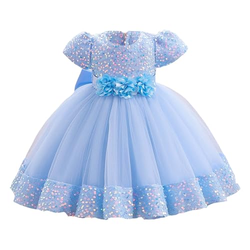 Robe en maille de qualité supérieure avec jupe en tulle pour fille