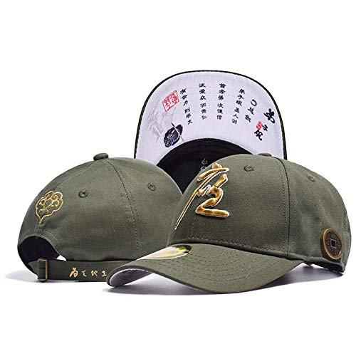 Casquette de baseball en coton respirant avec fermeture réglable homme femme