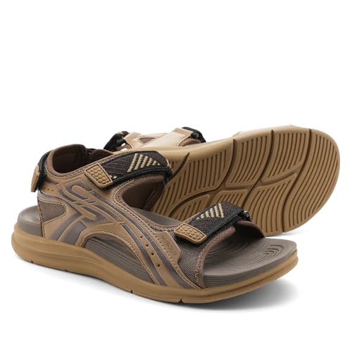 Muboliy Women's Water Walking Sandals Casual Comfortable Platform Cushion Foam Hiking Sandals With Arch Support