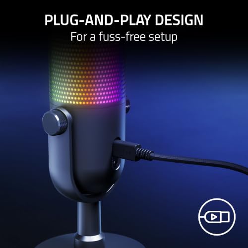 Razer Seiren V3 Chroma 32‐Bit DSP, USB-C Microphone for PC & Mac, White by Razer - Used condition - Image 7