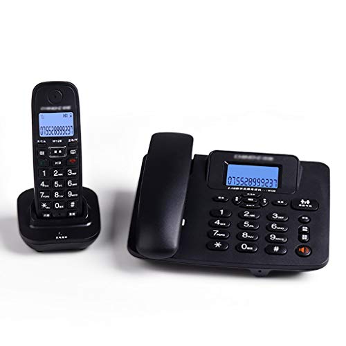 Digitales schnurloses Telefonset mit LCD-Display Festnetztelefon mit Anrufbeantworter - 2er-Pack