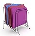 1InTheOffice Metal Incline Desktop File Sorter, 6 Compartments, Black