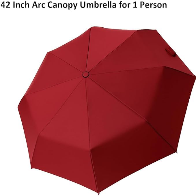 Image of TEKCOOL Umbrella, UV Big Size Umbrella for Sun Protection Rain Windproof Strong Large 3 Fold For Men Women Kids Boys Girls Perfect & Stylish Windproof & Compact''