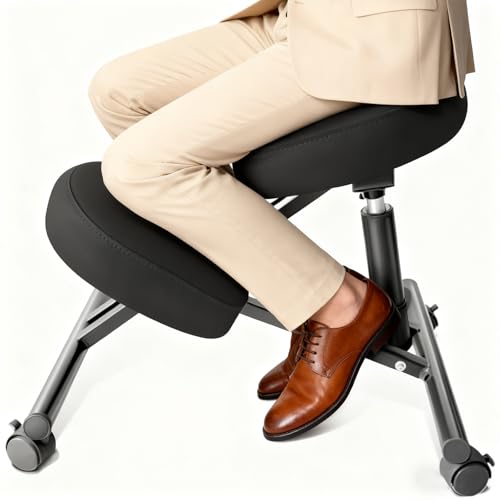 DENGTELI PU Leather Kneeling Chair