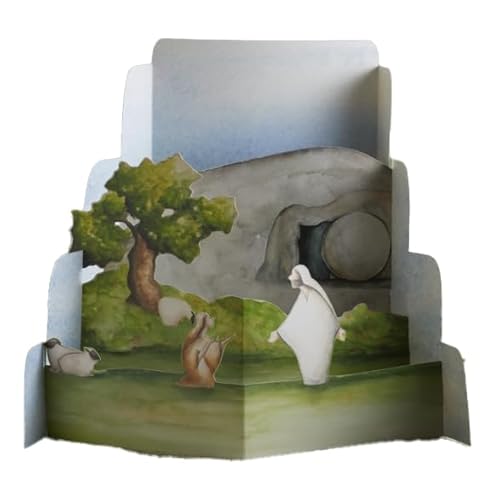 Kate Lee's That I May Know Easter Diorama - 17"x15"x11"