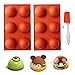 Moldes de Silicona Semiesfera Reposteria Grandes para Hornear para Hacer Dulces de Chocolate Pasteles Fondant Reposteria Gelatina Mousse de Cúpula 2Pcs 6 Cavidades