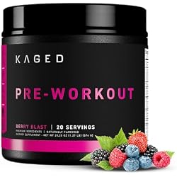 Kaged Original Pre Workout Powder | Berry Blast | Pre-Workout with Creatine, Beta Alanine, L-Citrulline, BCAAs | 274 mg Caffeine | Pre Supplements for Men & Women | 20 Servings