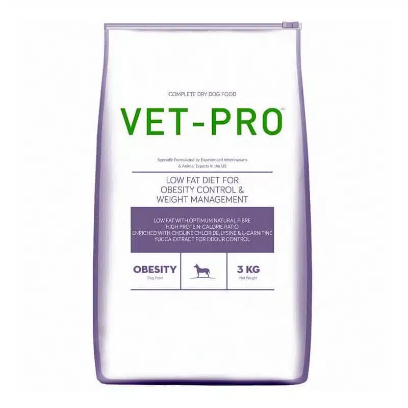 Vet Pro Obesity Dry Dog Food 3kg