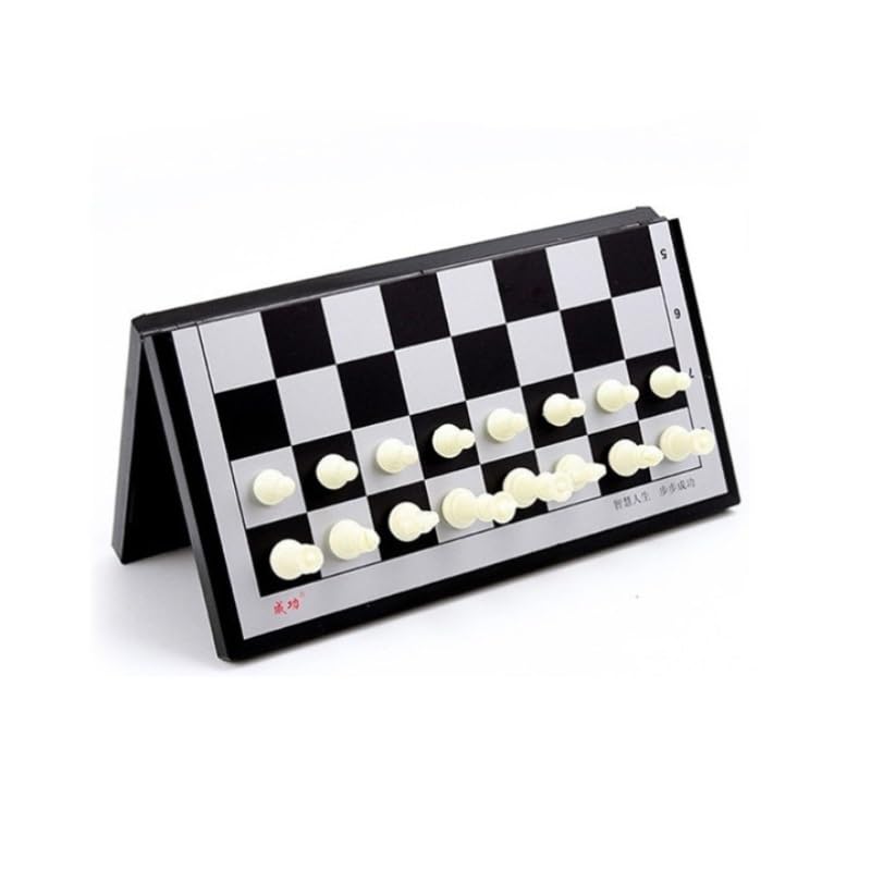 Scacchi Set di scacchi da viaggio pieghevole magnetico, portatile e leggero