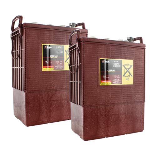 Trojan L16E-AC 6 Volt, 370 AH Deep Cycle Battery - 2 Pack