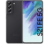 Samsung Galaxy S21 FE 5G SM-G990E/DS 128GB 8GB Dual SIM Factory Unlocked GSM Smartphone - International Version, No Warranty (Graphite)