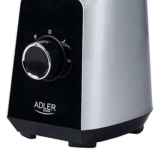 Adler AD-4076 Batidora Americana de Vaso cristal 1,5 litros, 2 velocidades, cuchillas acero inoxidable, 1000W - imagen 3