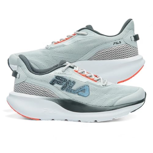 Tenis Fila Fire Masculino,Prateado/Preto/Laranja,42