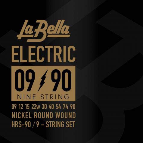LA BELLA (ラベラ) 9弦エレキギター弦 HRS-90 9-String Electric Guitar Strings - 09-90