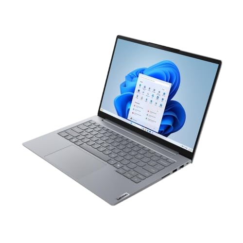 Image of Lenovo ThinkBook 14, Intel Core 5 210H, 16GB RAM, 512GB SSD, WUXGA IPS 14 inch (35.56cm), Windows 11 Home, Office 2024, Arctic Grey, 1.36Kg, 21UYA04VIG, Fingerprint, Backlit, 400 Nits, 1Y Warranty, Laptop