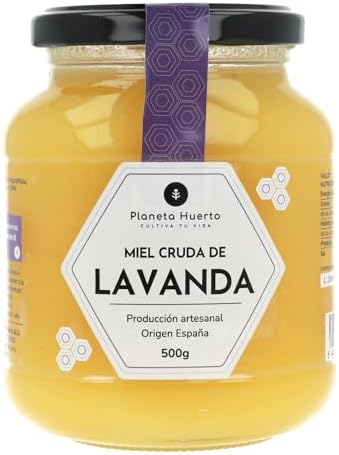 PLANETA HUERTO | Raw Lavender Honey 500g, Artisan Honey 100% Natu...