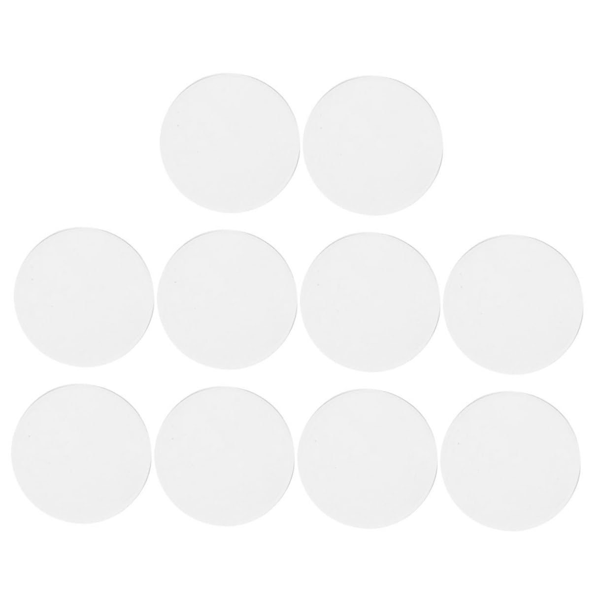 BELLIFFY Double Convex Lenses Set 10pcs Optically Polished for Physics Geology Experiments Science Teaching