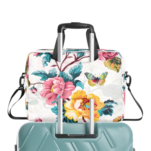 Bolso floral para laptop de 16 pulgadas impermeable miniatura 7