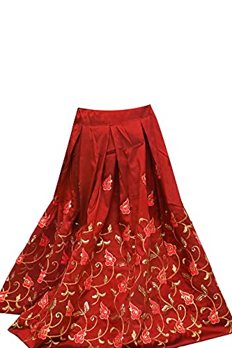 Image of Girl's Tafetta Silk Readymade Lehenga Choli