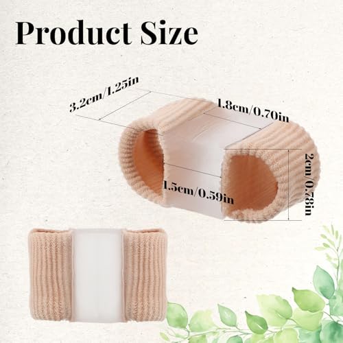 Image of 4Pcs Silicone Toe Spacers Lining with Fabric Breathable Soft Toe Spacer Corrector Gel Bunion Toe Separators for Overlapping Bunion Corrector Bunion for Preventing Rubbing & Relieve Pressure Women Men