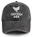 Chicken Hat for Men Dad Daddy Papa, Adjustable Cotton Embroidered Farm Baseball Cap, Thanksgiving Fathers Day Birthday Chicken Gifts for Father Grandpa Chickens Owners Farmer Lover Black