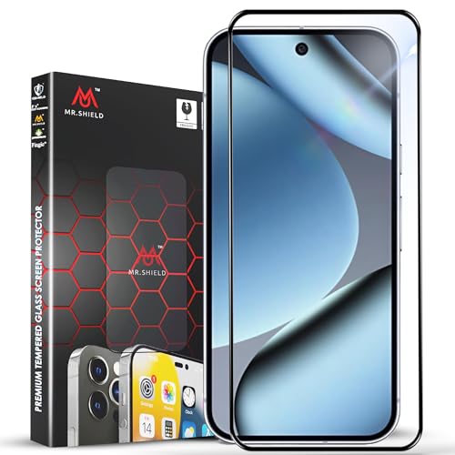 Image of Mr.Shield Top-Notch HD+ Tempered Glass Screen Protector Guard for Google Pixel 10 Pro XL and 9 Pro XL, 9H Hardness, Military Grade Protection, Easy Installation kit