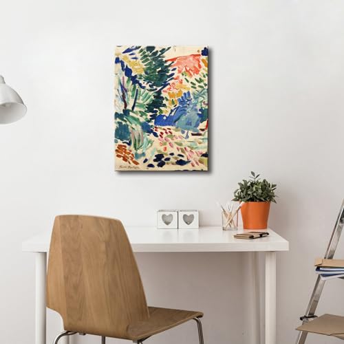 Wieco Art Canvas Prints Wall Art Henri Matisse Aesthetic Posters Landscape at Collioure Art Exhibition Matisse Prints Posters for Living Room Home Decorations - Image 3
