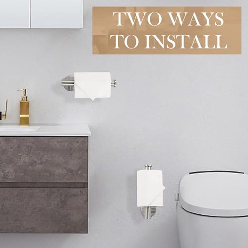 image for JOPOFI Toilet Paper Holder - Self Adhesive Toilet Paper Holder Wall Mo