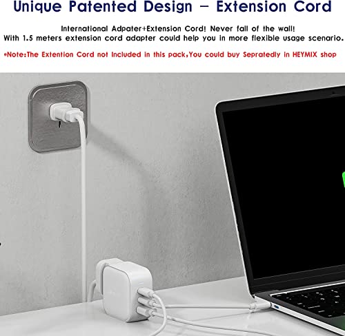 image for HEYMIX PROFESSIONAL HEYMIX 66W GaN Charger, 65W USB C Fast Charger, Du